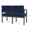 Lesro Lenox 2 Seat Tandem Seating W/ No Center Arm, 43.5 in W 24.5 in L 32 in H LS2101 - alternate 2